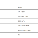 پمپ هوای مرکزی آتمن Atman HP-12000