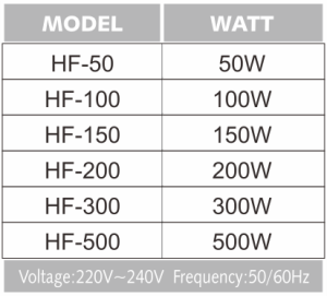 بخاری شیشه ای سوبو HF-100