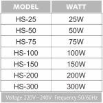 بخاری شیشه ای سوبو HS-300