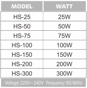 بخاری شیشه ای سوبو HS-300