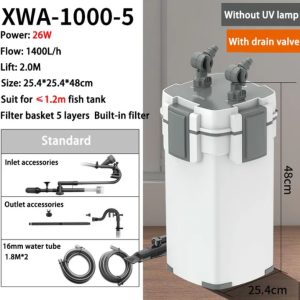 فیلتر سطلی یو وی دار شیائولی XWA-1000U-5 سان سان